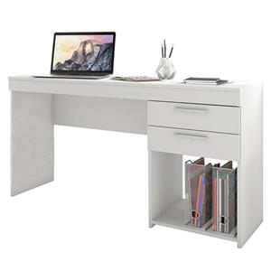 Escrivaninha Mesa Notavel Office 2gv Branco/new/ Branco