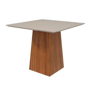 Mesa Lopas Nevada C/tampo 1,30x1,30 Rovere Nat/off White