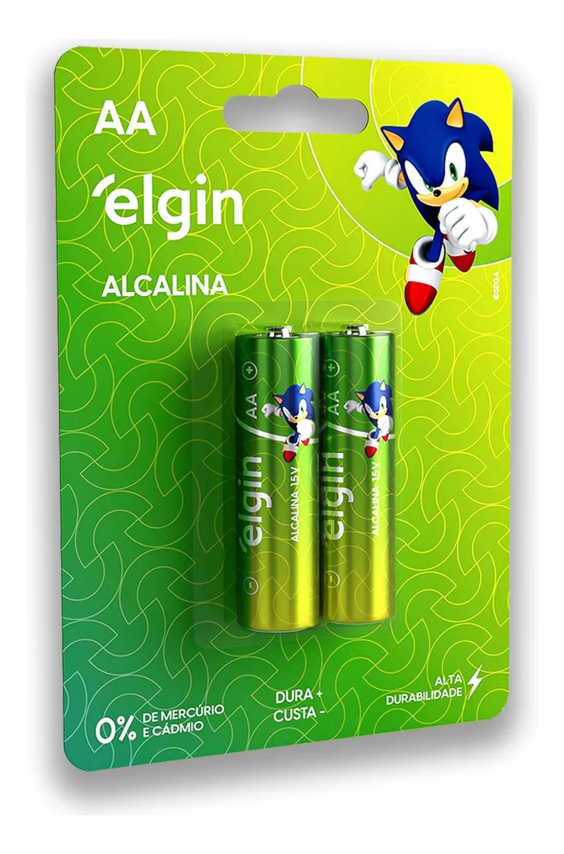 Pilha Alcalina Elgin Aa- Lr6 (blister C/2)