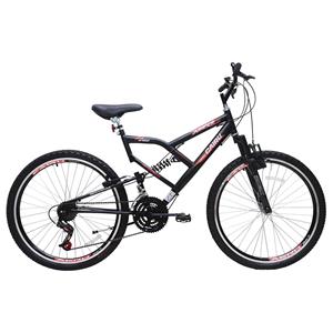 Bicicleta Cairu 26 Masc C/susp Jumper Boy Preta