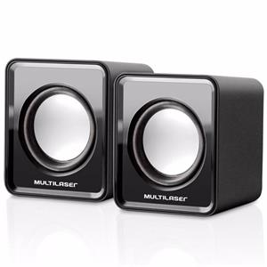 Caixa Som Multilaser Multimidia 3wrms Kit C/2