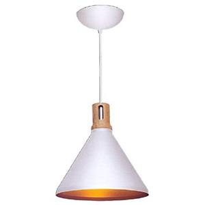 Pendente Reluz Madeira Bco/dentro Dour. 952