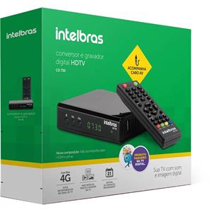 Conversor Digital Intelbras P Tv C/ Gravador Cd 730