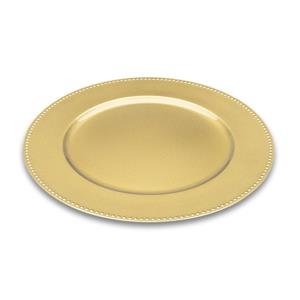 Sousplat Brinox Shine 33cm Dourado