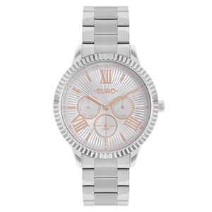 Relogio Technos Cx Mt Prata/puls.aco e Eu6p29ahr3k