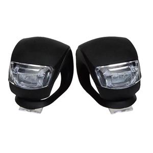 Kit Farol Multilaser Silicone 2 Leds Dianteiro+traseiro -pto/pto