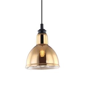 Pendente Vidro/metal 1xg9 Led 5w 15x18,3cm Dour