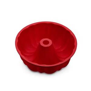 Forma de Silicone Multilaser Red.ud170 Vazada P/bolo Verm.