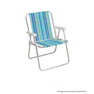 Cadeira Mor Alta Aluminio 2505