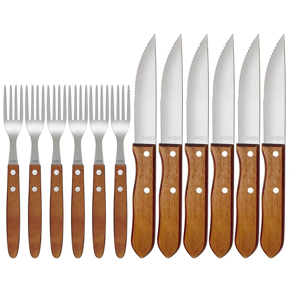 Garfo e Faca Conj.12pcs Mor