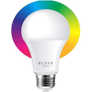 Lampada Wi-fi Elsys Rgb+w 2700k com Controle Via Aplicativo - Epgg17