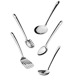 Jogo Utensilios Multilaser P Cozinha Inox 5pcs Ud011
