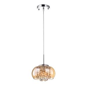 Pendente Bella Soho 22cmx12cm 1xg9 - Amb/transp Pd007am
