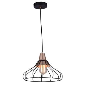 Pendente Bella Vou 31cm X 29cm 1xe27 Bivolt Drd/pt