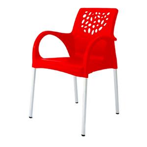 Cadeira Poltrona Deluxe Fort Plast Vermelha