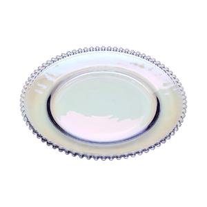 Sousplat Rojemac Cristal de Chumbo Pearl Rainbow 32cm