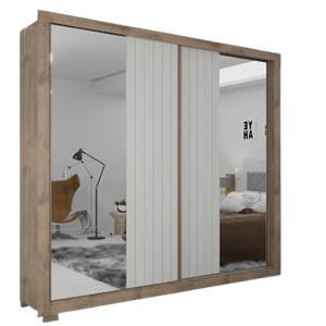 Guarda-roupa Avelan Toronto Luxo - Nog/ow