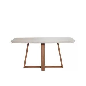 Mesa Provincias Bennett 1155x895 C/ Vidro Natural / Offwhite
