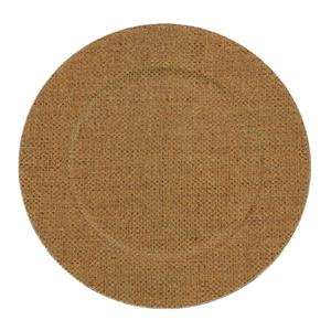 Sousplat Plastico Mescla Marrom 33cm 60954