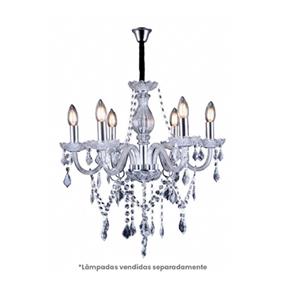 Lustre Cristal Taschibra Glam Transp.6xe14-7897079088793
