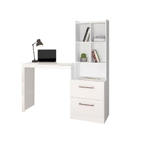 Escrivaninha Tuboarte Silvia 2g Branco/bco