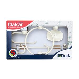 Acessório P Banh Duda Kit 5pcs Dakar Bege 77800