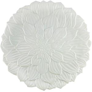 Sousplat Rojemac Porcelana 33cm Daisy Branco