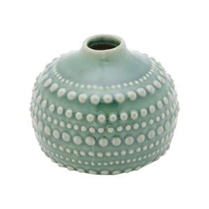 Vaso Decorativo Rojemac Ceramica Verde 10x8cm