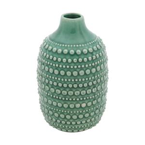 Vaso Decorativo Rojemac Ceramica Verde 11x18cm