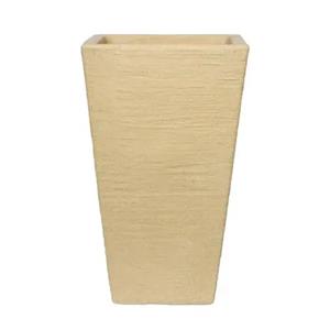 Vaso Novaforma Quadrado Malta 34 Bege 400713