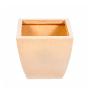 Vaso Novaforma Quadrado Apolo 28 Bege 400379