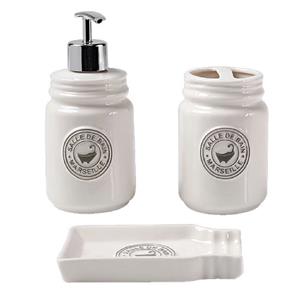 Acessório P Banh.brinox Pottery Cj 3pcs-bc 57719/100