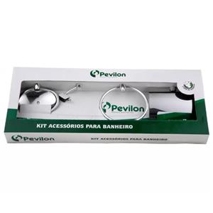 Acessório P/banheiro Pevilonturim 5020 C/5 Pcs Cx Aluminio