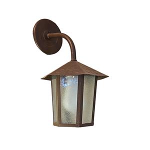 Arandela Blumenau Colonial 1010012 Sext.vd Pontil C/ B.tubo Marrom Gold -