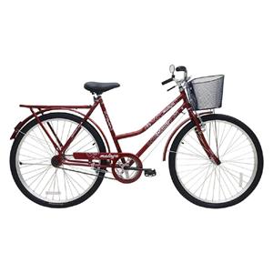 Bicicleta Cairu 26 Malaga R.dup C/ct Sue Fem Verm