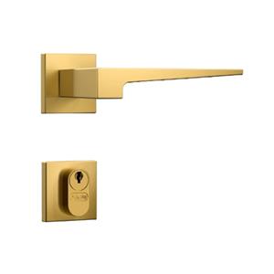 Fechadura Classic Stam 3200 (40mm) Ros. Quadrada - Ext. Gold 41212