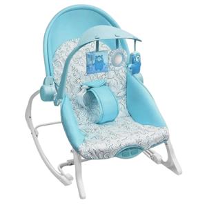 Cadeira Multilaser Descanso e Balanco Azul Seasons Bb215