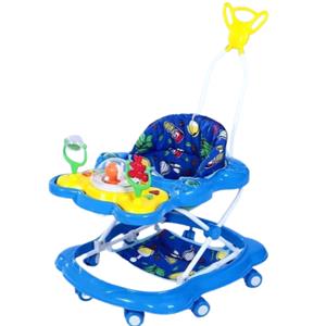 Andador C Mineira Azul Musical Mega Luxo