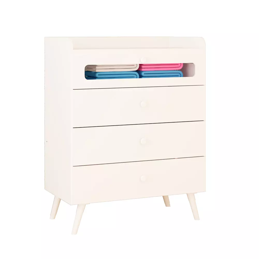 Comoda Tuboarte com Trocador Branco/bco
