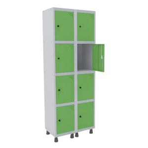 Armario Pandin Aco 23479 Mt 2v 8 Ptas Cinza/verde
