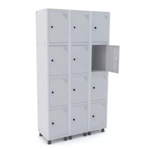 Armario Pandin Aco 23536 Mt 3v 12 Ptas Cinza/cinza