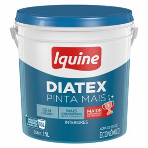 Tinta Iquine Diatex Bco Neve Balde/lata 15l
