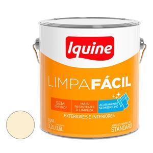 Tinta Iquine Limpa Facil 3,6l Perola Semi Brilho