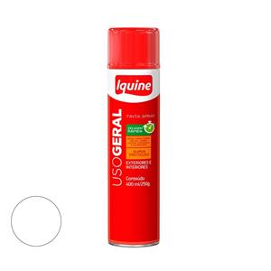 Tinta Iquine Spray Uso Geral Branco 400ml