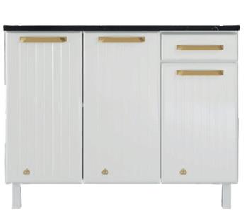 Balcao Telasul Triplo Diamante New Smart 1gv C/tam 15mm Branco