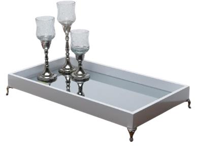 Bandeja em Mdf Moas com Espelho 15673