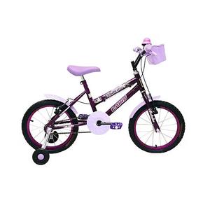 Bicicleta Cairu 16 Femenina Fadinha Lilas