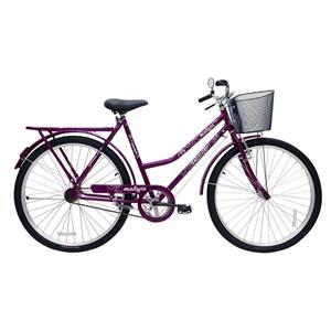 Bicicleta Cairu 26 Malaga R Dup C/ct Fem Violeta