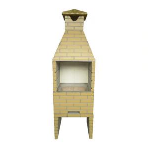 Churrasqueira Fortal Tijolinho Media Amarela 65cm