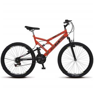 Bicicleta Colli Masc Dp Susp a 26 36r Laranja Neon 21 Mach